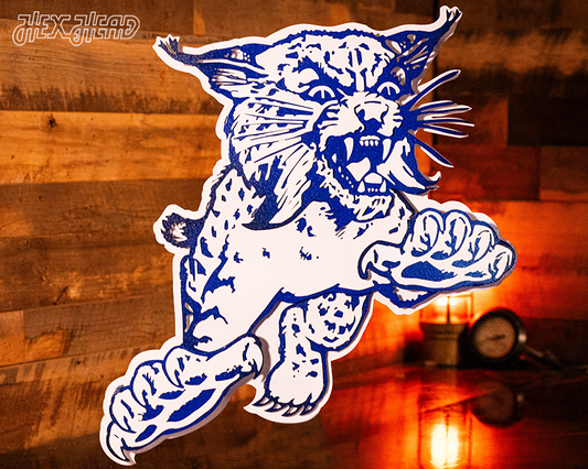 Kentucky Wildcats "1973" 3D Vintage Metal Wall Art