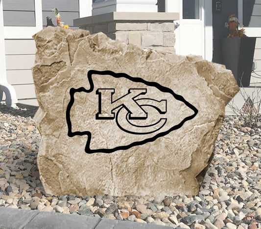 Kansas City Chiefs Design-A-Stone Landscape Art