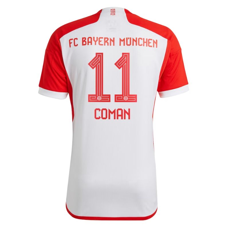 Kingsley Coman Bayern Munich 2023/24 Home Jersey - White