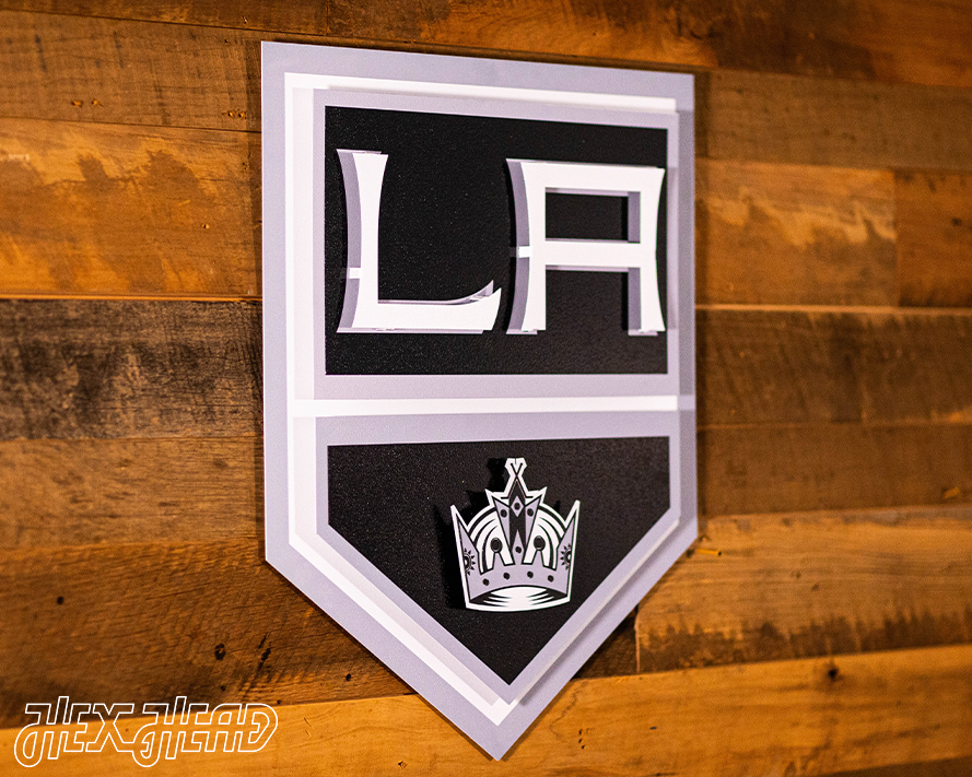 CLOSE OUT- Los Angeles Kings NHL 3D Vintage Metal Wall Art