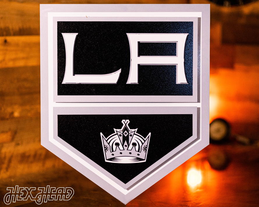 CLOSE OUT- Los Angeles Kings NHL 3D Vintage Metal Wall Art