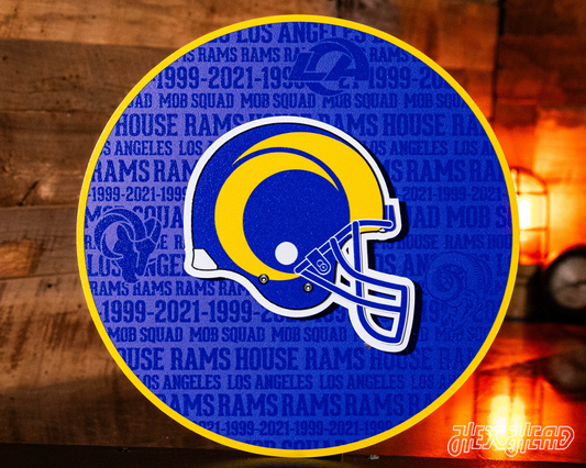 Los Angeles Rams CRAFT SERIES 3D Embossed Metal Wall Art