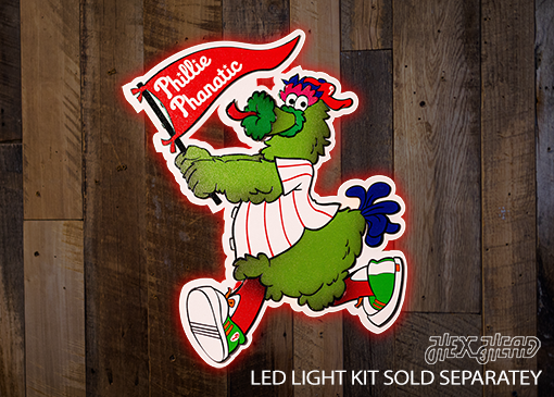 Philadelphia Phillies "Phanatic" 3D Vintage Metal Wall Art