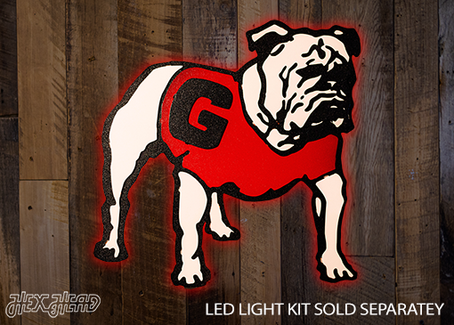 Retro 1964 Georgia Bulldogs UGA 3D Metal Wall Art