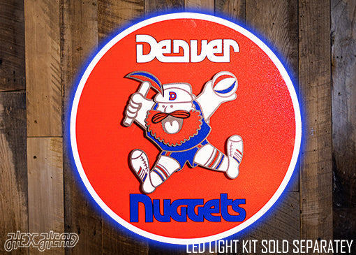 Denver Nuggets "1974" RETRO 3D Vintage Metal Wall Art