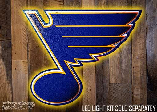 St Louis Blues 3D Vintage Metal Wall Art