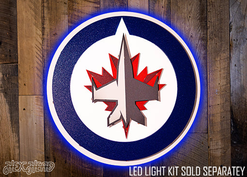 Winnipeg Jets 3D Vintage Metal Wall Art