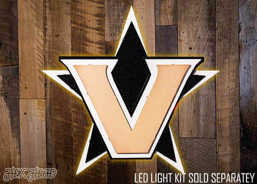 CLOSE OUT- Vanderbilt Commodores 3D Vintage Metal Wall Art