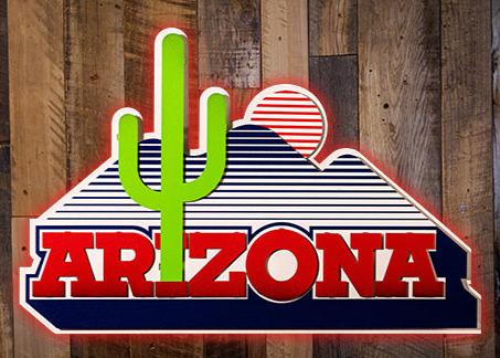 Arizona Wildcats Vintage "Cactus" Desert logo