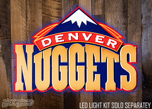 Denver Nuggets "1993" 3D vintage Metal Wall Art