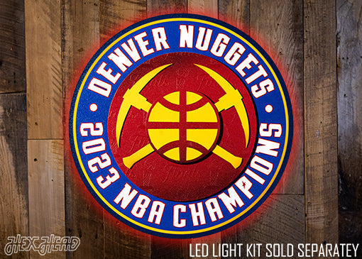 Denver Nuggets 2023 NBA FINALS Championship 3D Metal Wall Art