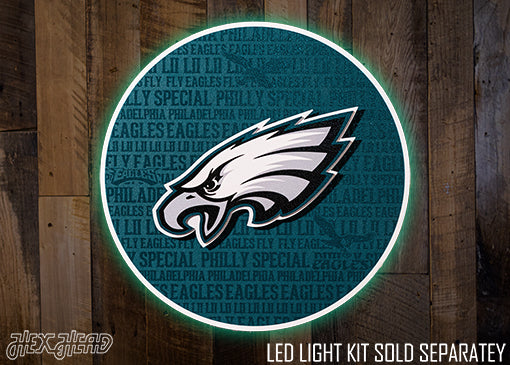 Philadelphia Eagles CRAFT SERIES 3D Embossed Metal Wall Art