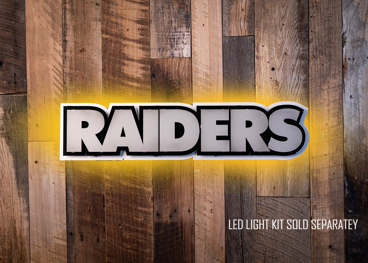 Las Vegas "RAIDERS" 3D Vintage Metal Wall Art