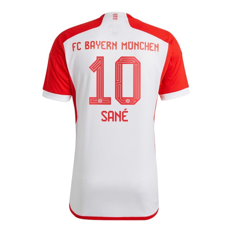 Leroy Sané Bayern Munich 2023/24 Home Jersey - White