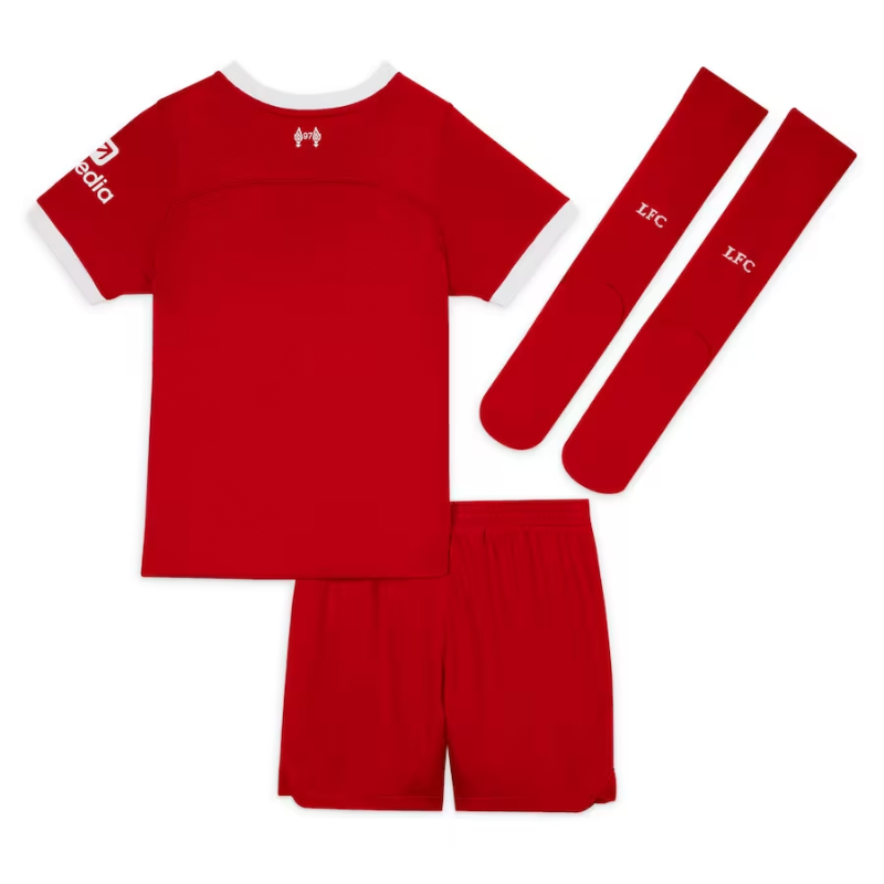 Liverpool Home Kit - 2023-24 - Little Kids Custom Jersey - Red