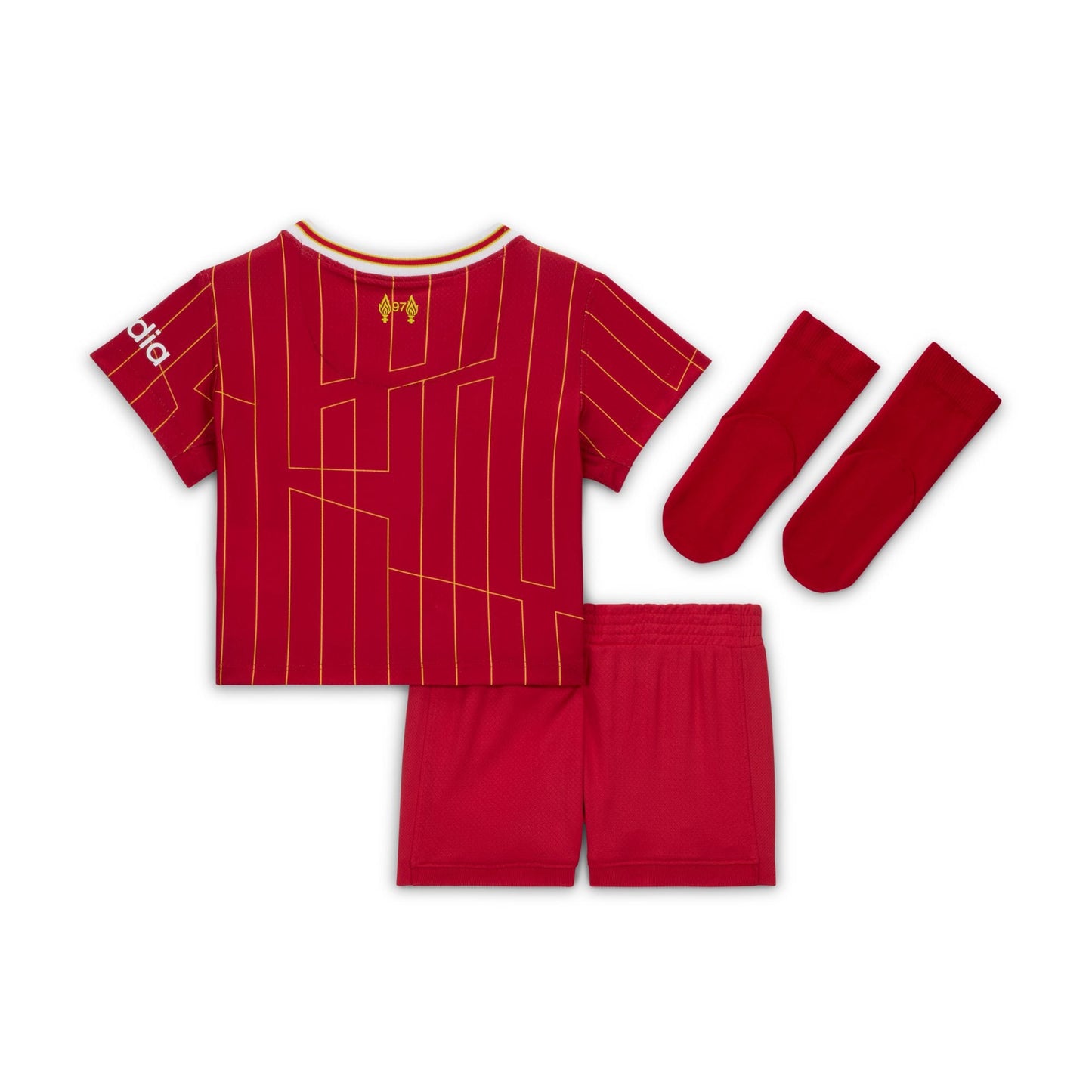 Liverpool Nike Infant 2024/25 Home Stadium Kit Custom Set - Red