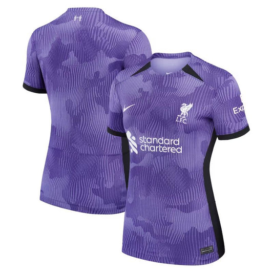 Liverpool Women's Shirt 2023/24 Third Custom Jersey - Purple