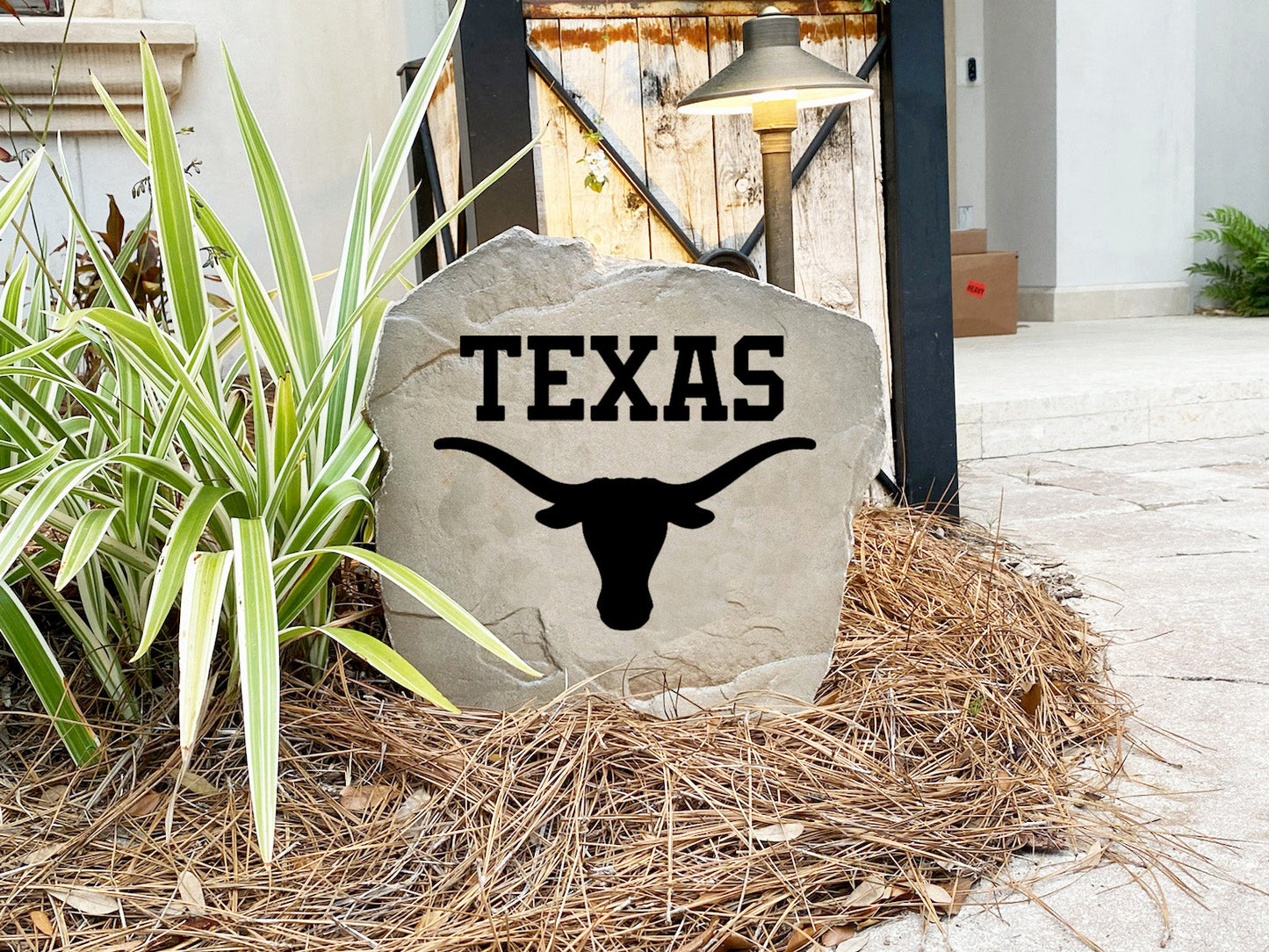 Texas Longhorns Design-A-Stone Landscape Art