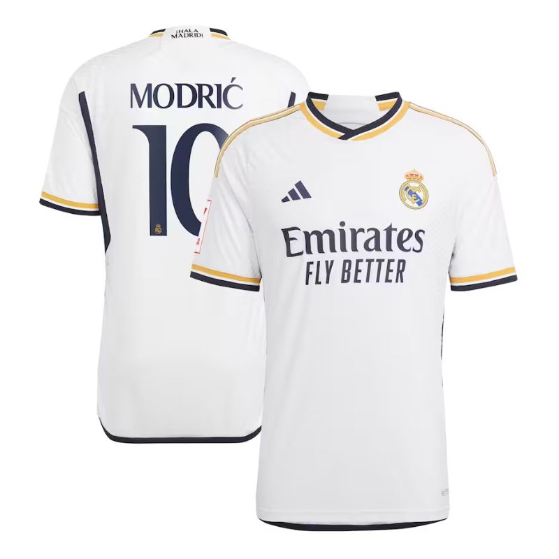 Luka Modric Real Madrid Shirt 2023/24 Home Jersey - White