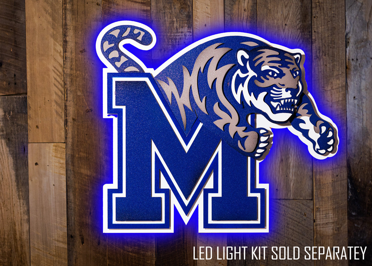 Memphis Tigers 3D Metal Wall Art