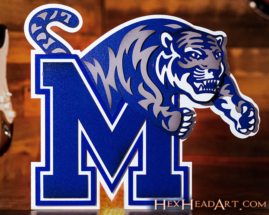 Memphis Tigers 3D Metal Wall Art