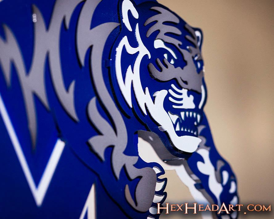 Memphis Tigers 3D Metal Wall Art