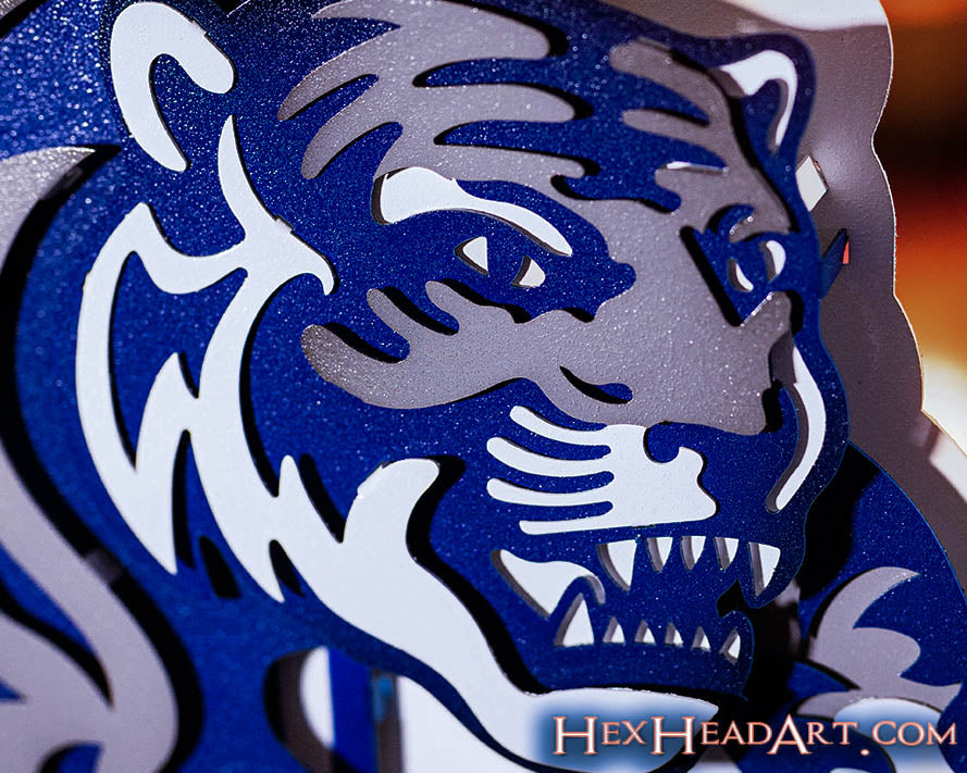 Memphis Tigers 3D Metal Wall Art