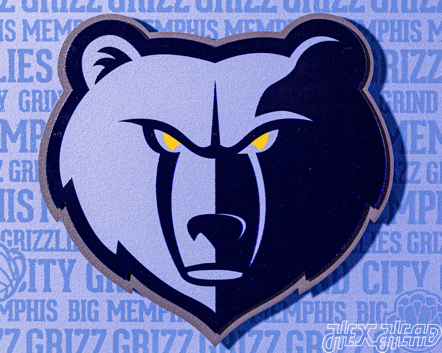 Memphis Grizzlies CRAFT SERIES 3D Metal Wall Art