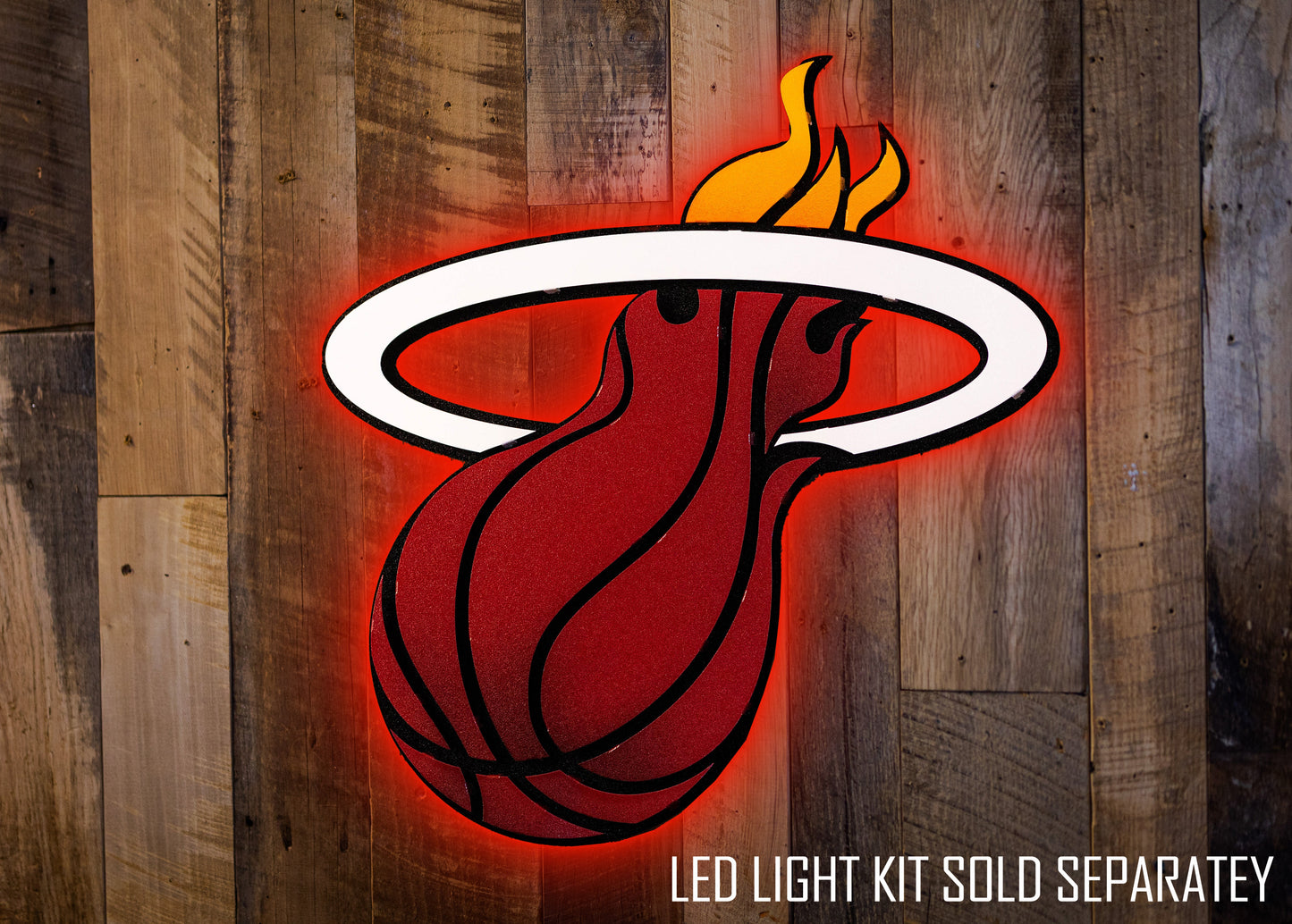 Miami Heat NBA 3D Vintage Metal Wall Art