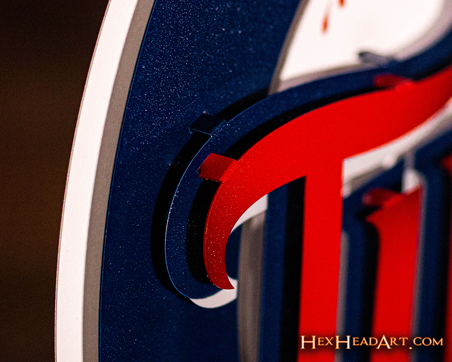 Minnesota Twins Crest 3D Metal Wall Art