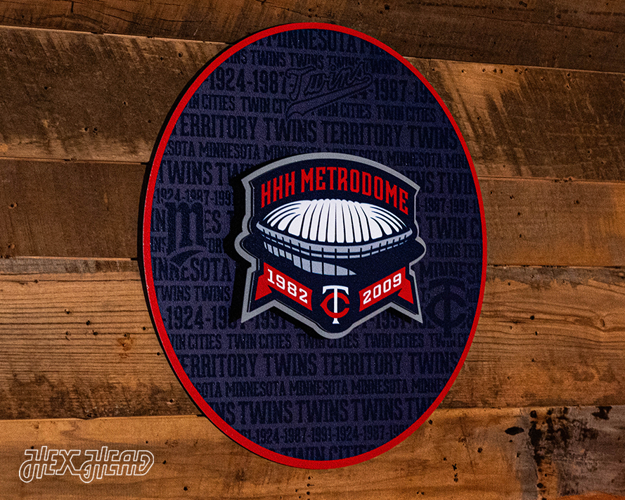 Minnesota Twins CRAFT SERIES 3D Embossed Metal Wall Art