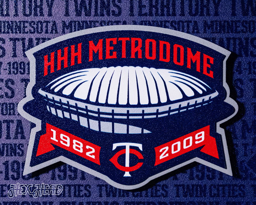 Minnesota Twins CRAFT SERIES 3D Embossed Metal Wall Art