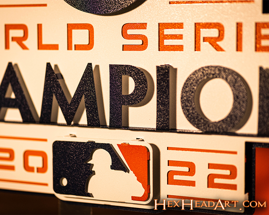 Houston Astros World Series 2022 3D Metal Wall Art