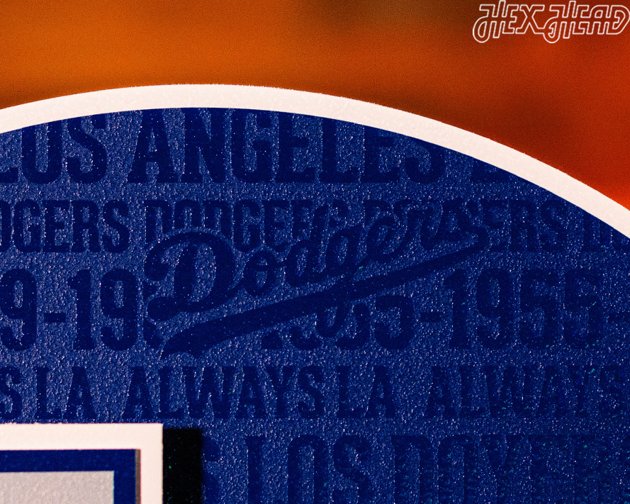 Los Angeles Dodgers CRAFT SERIES 3D Embossed Metal Wall Art