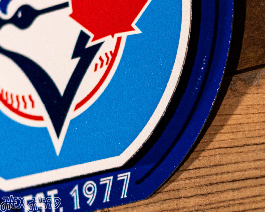 Toronto Blue Jays "Double Play" On the Shelf or on the Wall Art