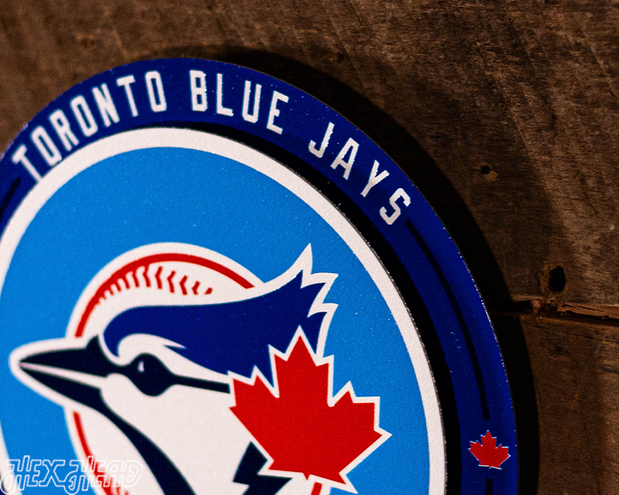 Toronto Blue Jays "Double Play" On the Shelf or on the Wall Art