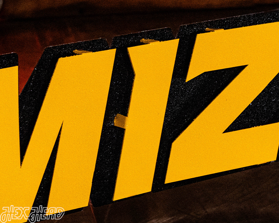 Missouri Tigers "MIZZOU" 3D Vintage Metal Wall Art