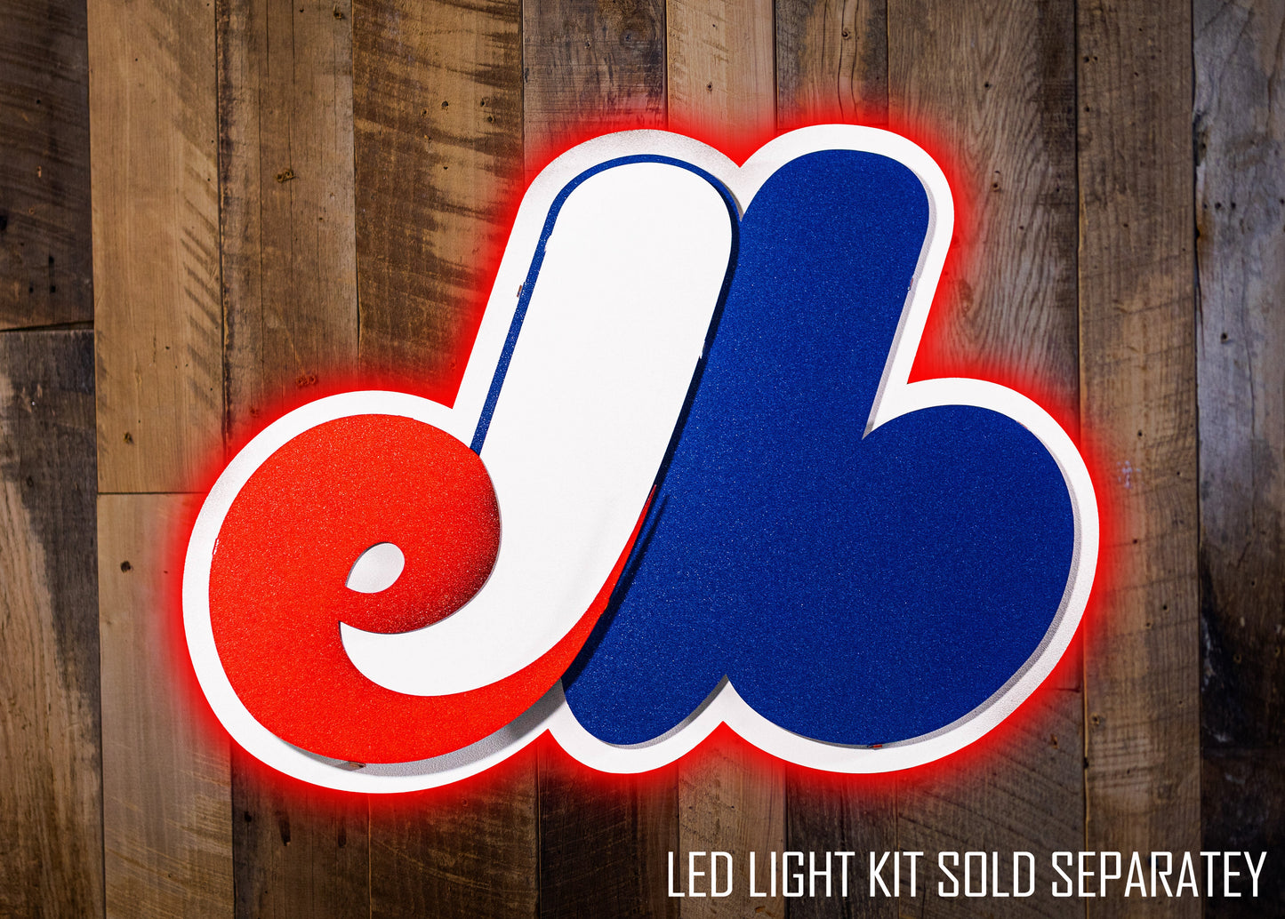 Montreal Expos 3D Vintage Metal Wall Art