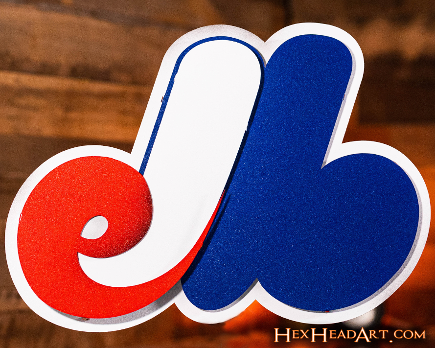 Montreal Expos 3D Vintage Metal Wall Art