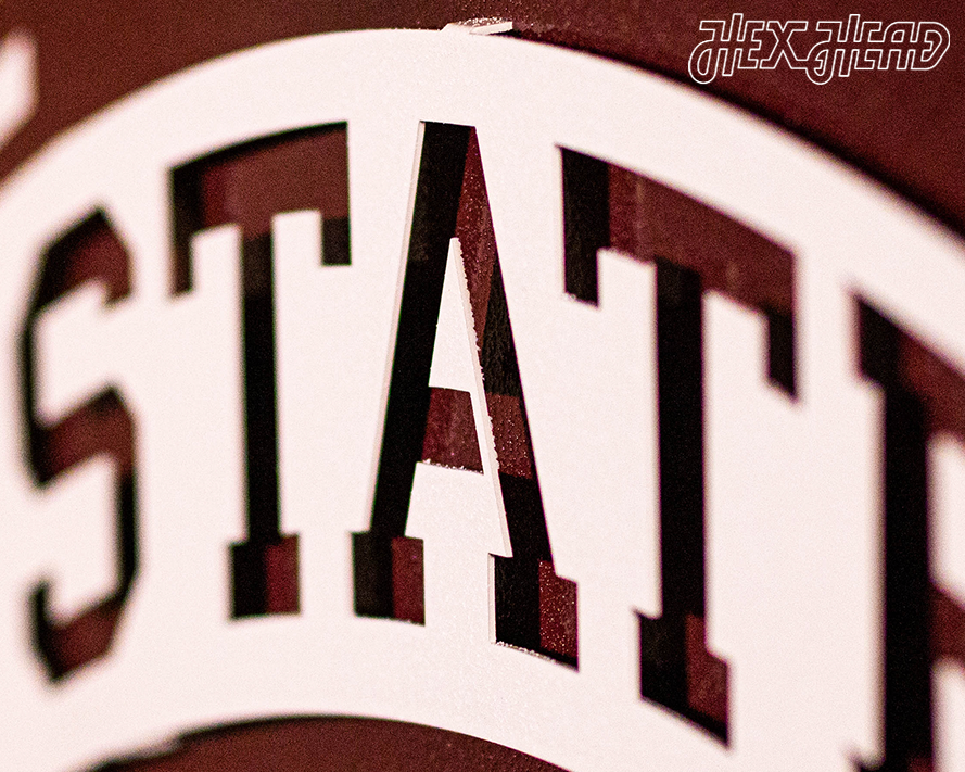 Mississippi State "M State" 3D Metal Wall Art