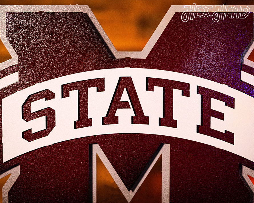 Mississippi State "M State" 3D Metal Wall Art