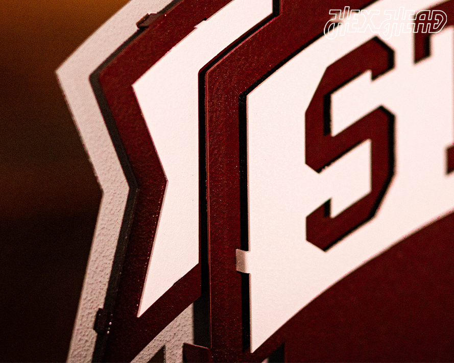 Mississippi State "M State" 3D Metal Wall Art