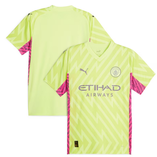 Manchester City Goalkeeper Puma 2023-24 Jersey - Green Light