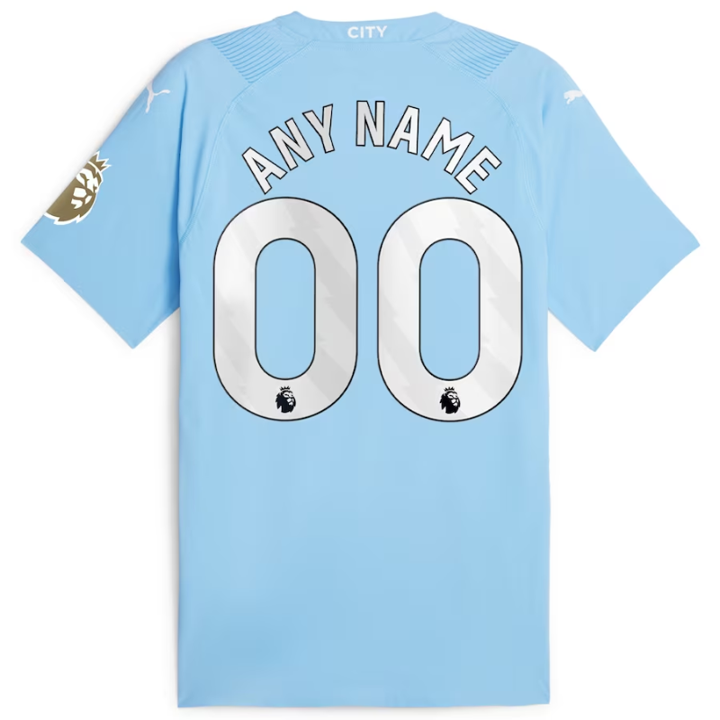 Manchester City Team 2023/24 Customized Jersey - Sky Blue