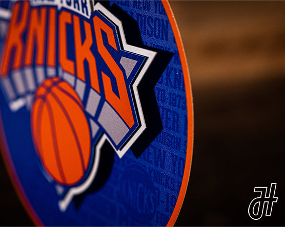 New York Knicks CRAFT SERIES 3D Vintage Metal Wall Art