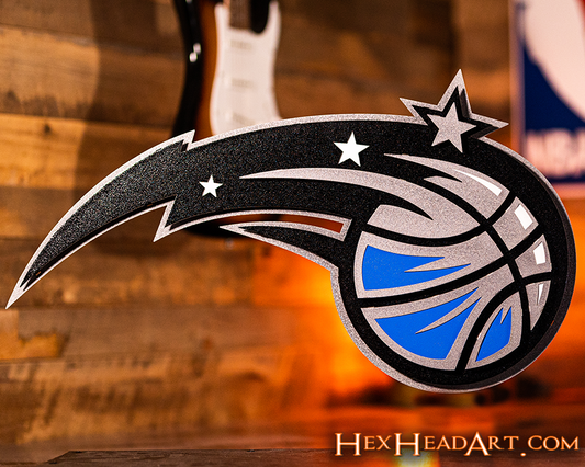 Orlando Magic 3D Vintage Metal Wall Art