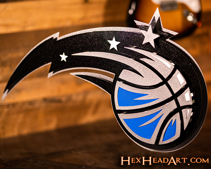 Orlando Magic 3D Vintage Metal Wall Art