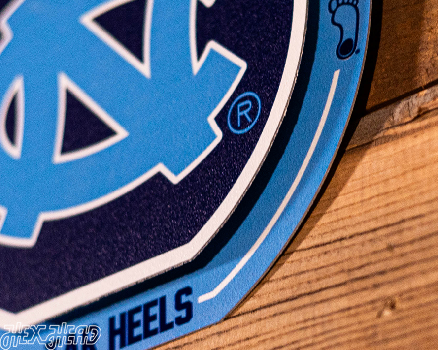 North Carolina Tar Heels "Double Play" On the Shelf or on the Wall Art