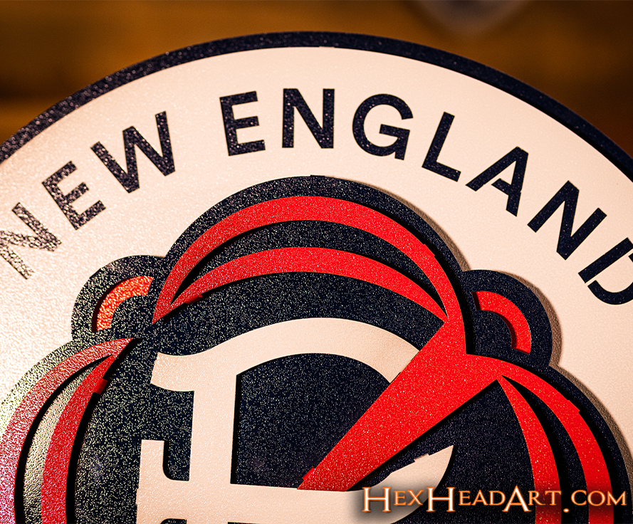 New England Revolution 3D Vintage Metal Wall Art