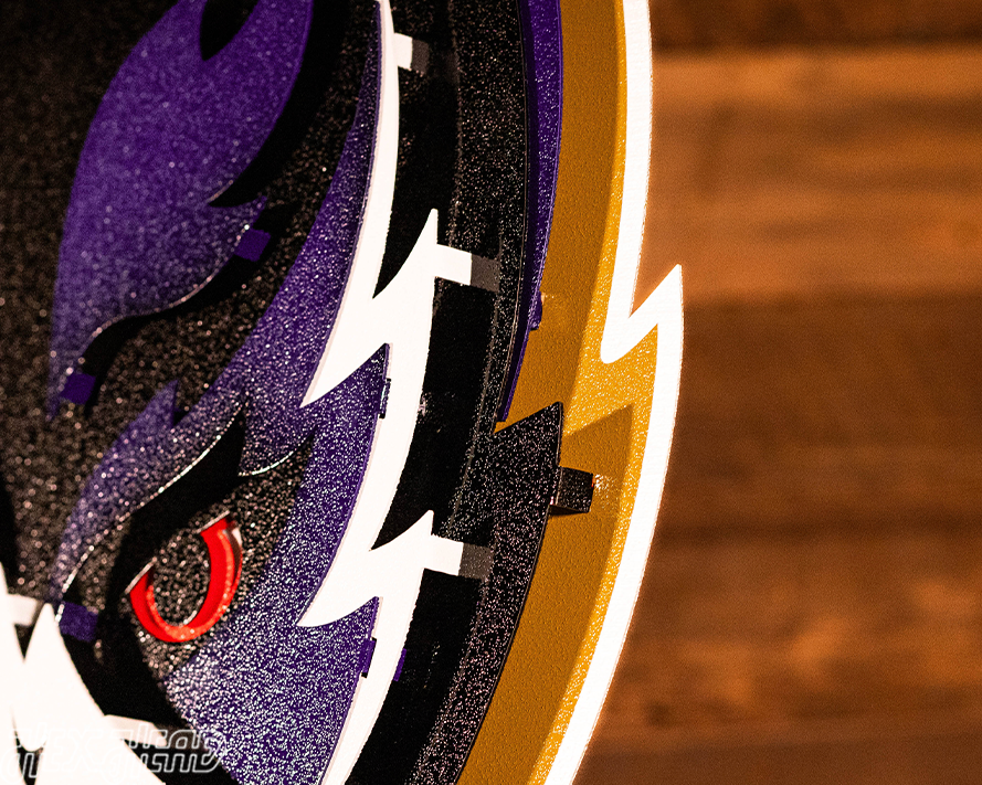 Baltimore Ravens "Raven Head" 3D Metal Wall Art